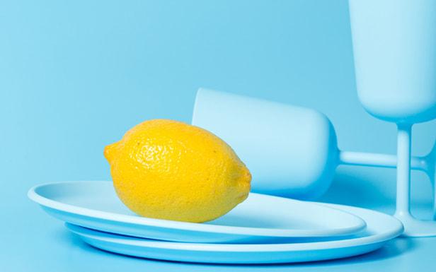 Lemon on a Plate